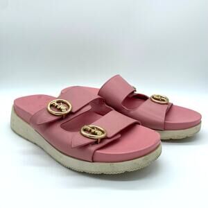 Coach | Shoes | Coach Addison Leather Sandals Size 95 | Poshmark